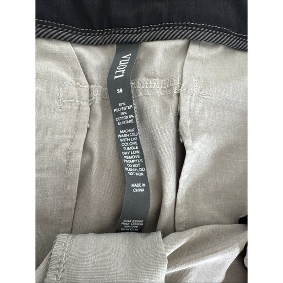 Vuori Aim Men's Chino Performance Shorts Tan Sz 38 8" Inseam Style V368 Beige - Picture 6 of 6